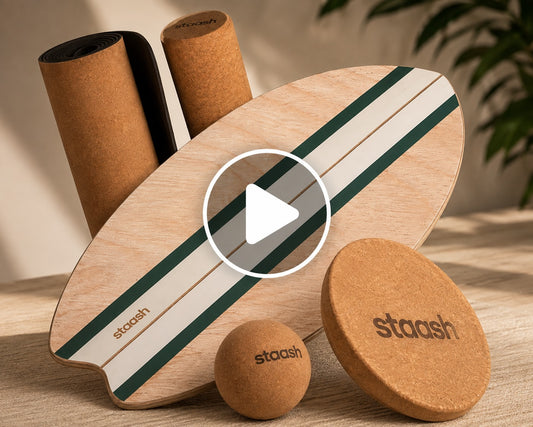 STAASH PRO Balance Board im Einsatz