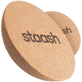 STAASH balance disc twin pack – two 30 cm cork discs, non-slip
