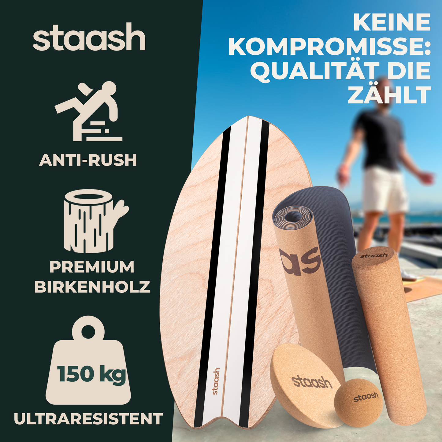 Balance Board Kit Black