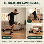 Ein Board, alle Anwendungen – Fitness, Yoga, Surf, Reha, Balance und Home-Workout #locale-de