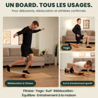 Un board, tous les usages – fitness, yoga, surf, rééducation, équilibre et entraînement à la maison #locale-fr