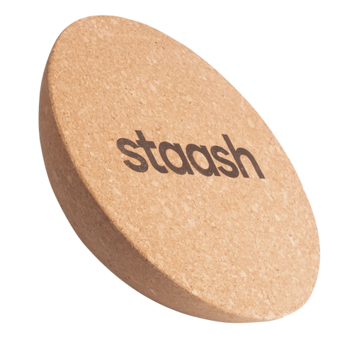 STAASH cork balance disc 30 cm – non-slip natural cork stability trainer