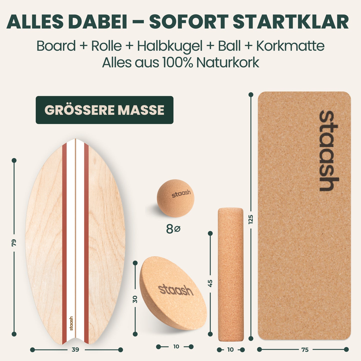 Alles dabei – Set-Abmessungen XL