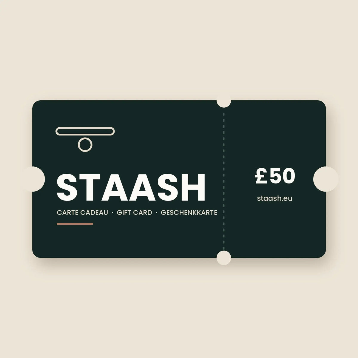 STAASH gift card £50