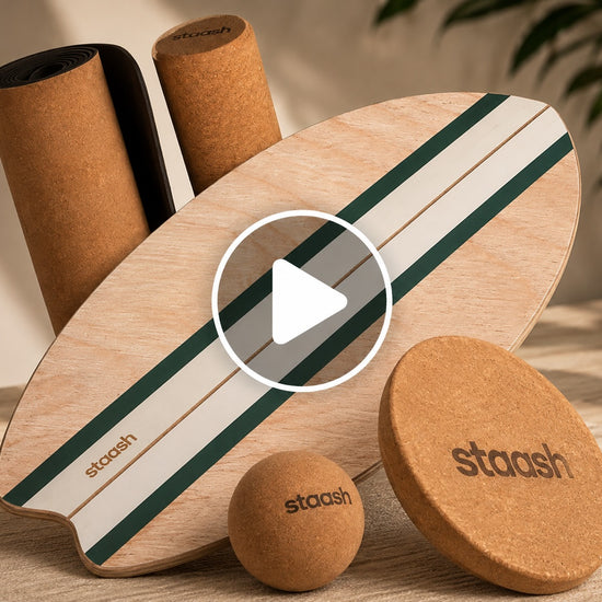 STAASH PRO Balance Board im Einsatz