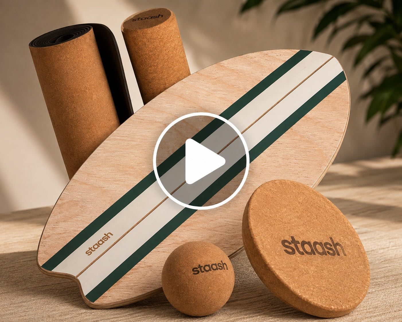 STAASH PRO Balance Board im Einsatz
