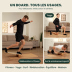 Un board, tous les usages – fitness, yoga, surf, rééducation, équilibre et entraînement à la maison #locale-fr