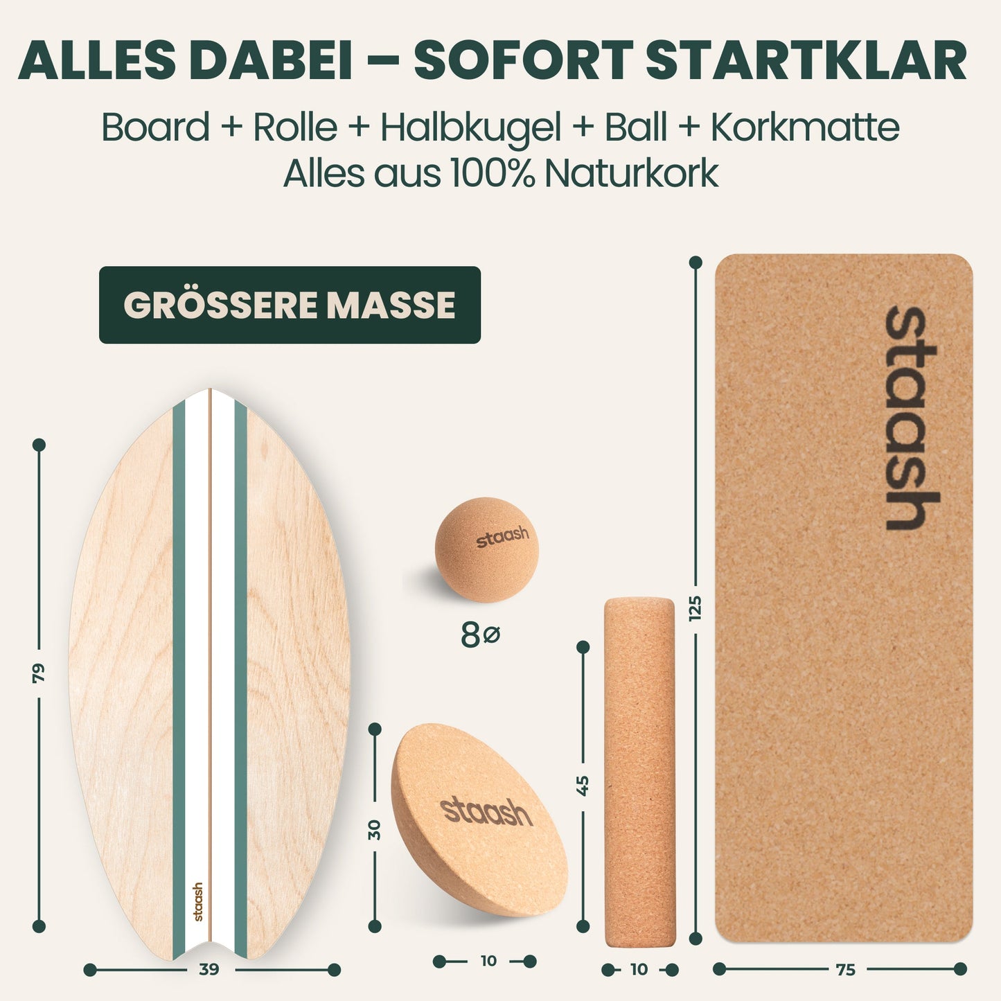 Alles dabei – Set-Abmessungen XL