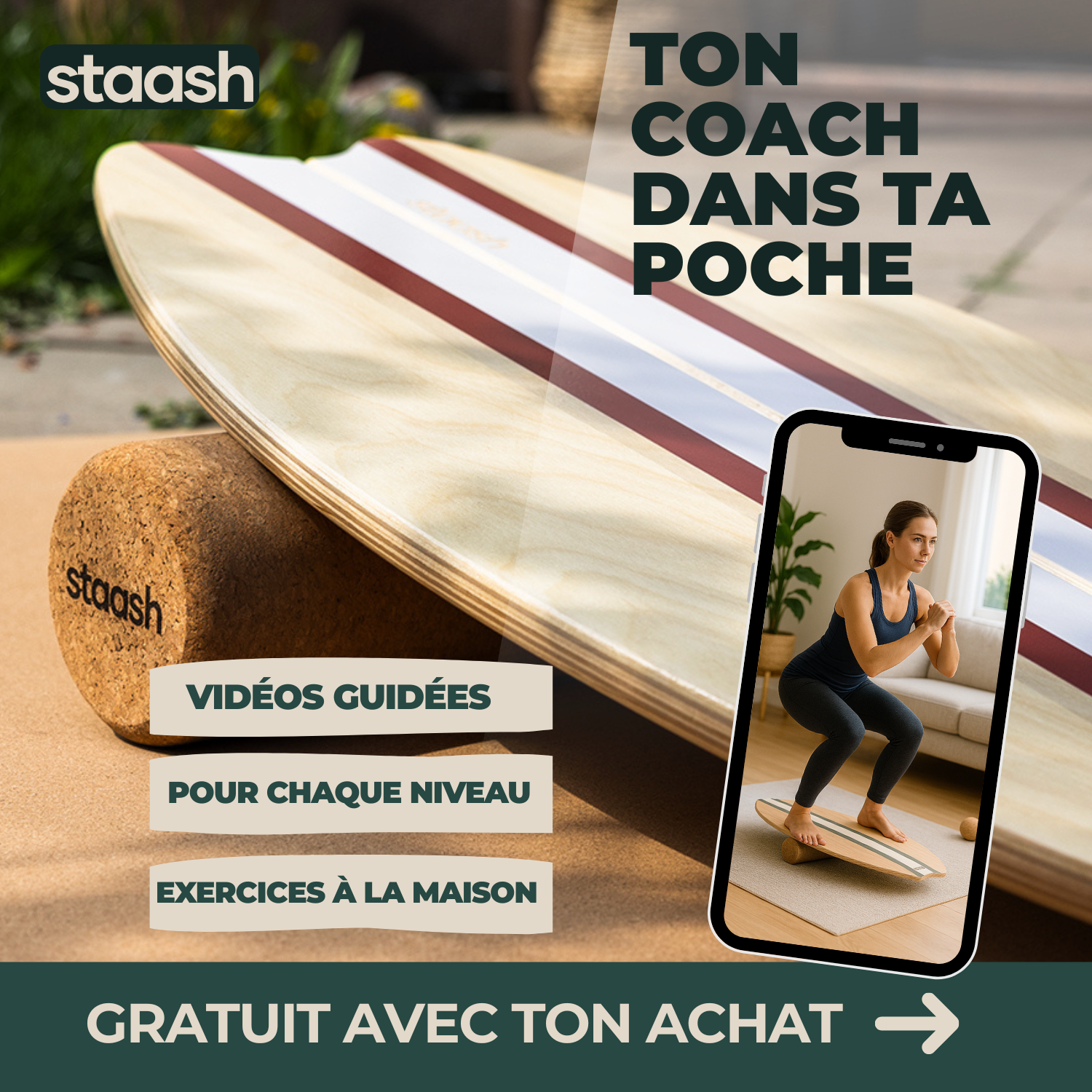 Ton coach dans ta poche – appli d'entraînement offerte