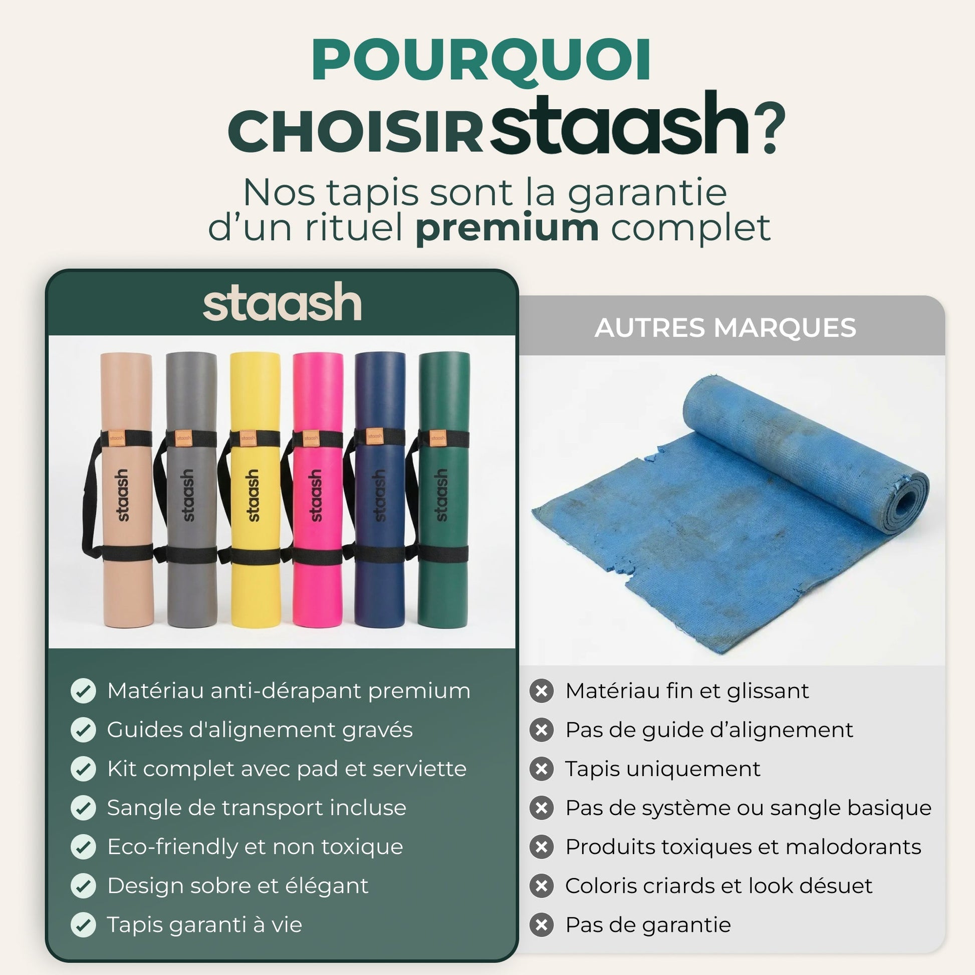 Pourquoi choisir STAASH – comparatif